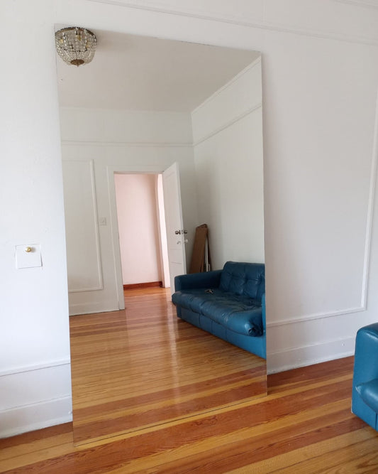 Espejo sin marco, espejo decorativo, espejo gigante, espejo de pie