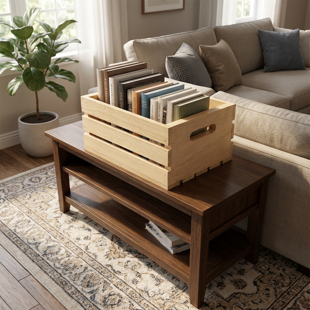 Boxe de buen tamaño para almacenar cosas