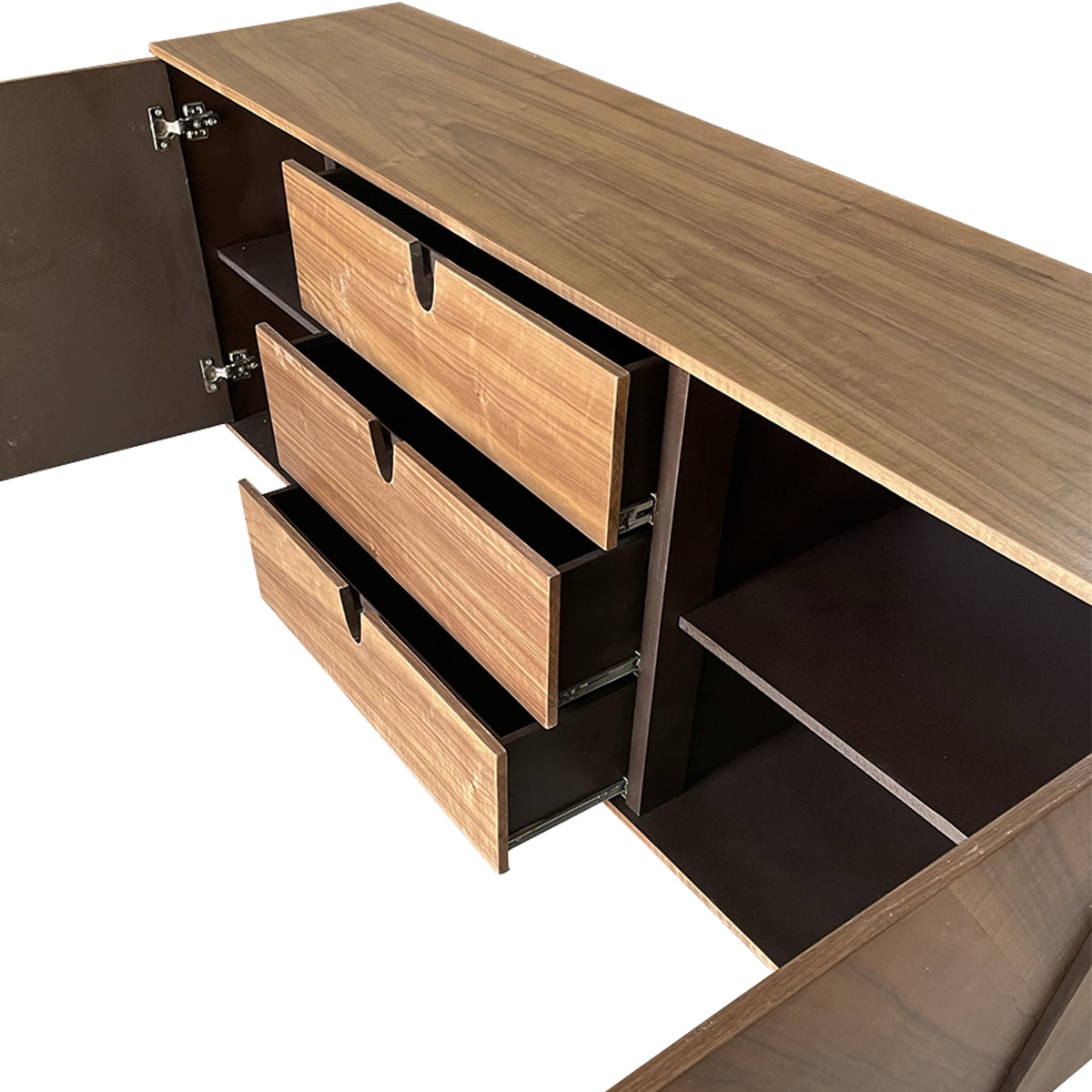Bufetera moderna, mueble de madera, bufetera de madera