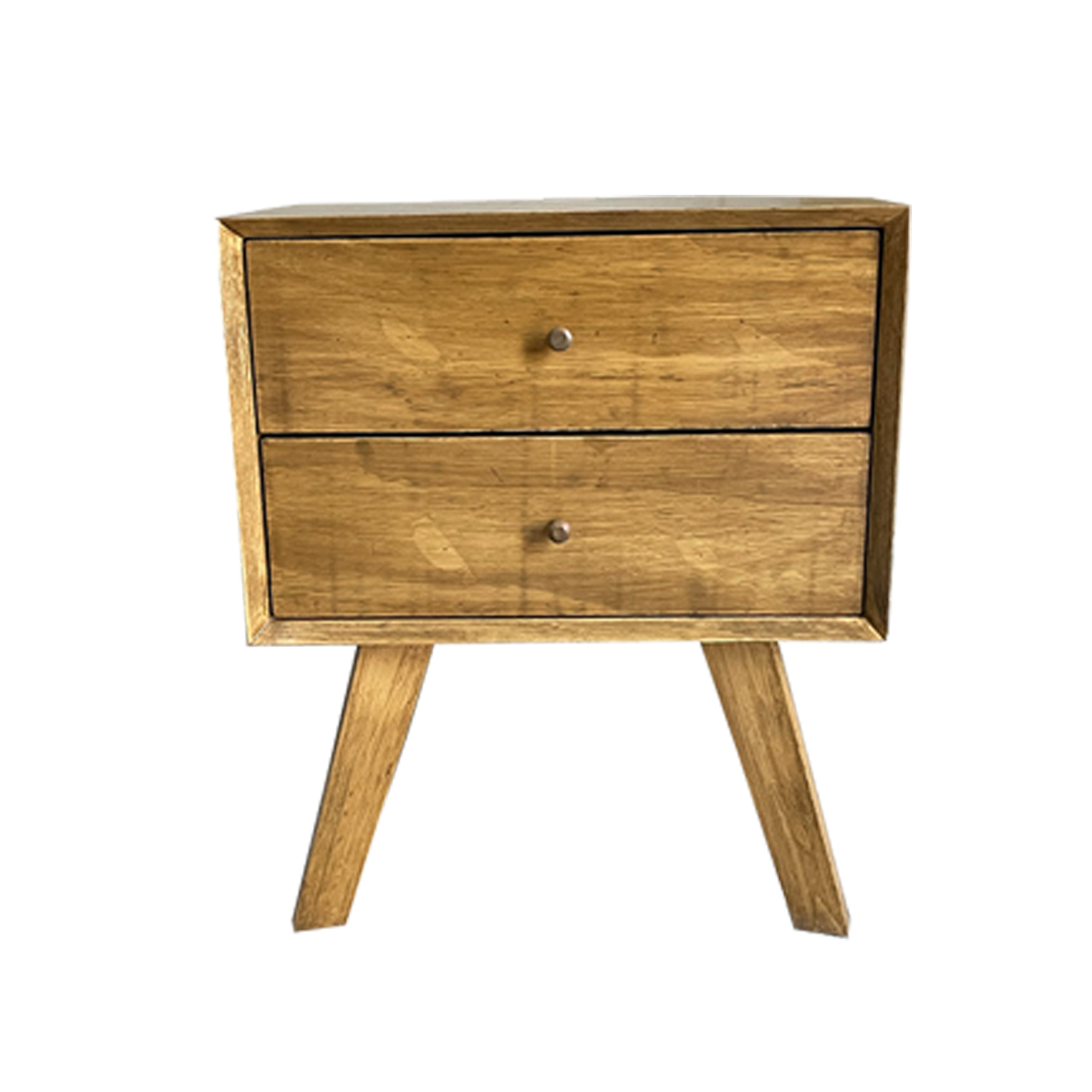 Buró Asti, vista frontal del mueble con dos cajones estilo tradicional y práctico.