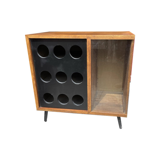 Cava de vinos Burdeos, visión completa de las dimensiones que se manejan en el mueble