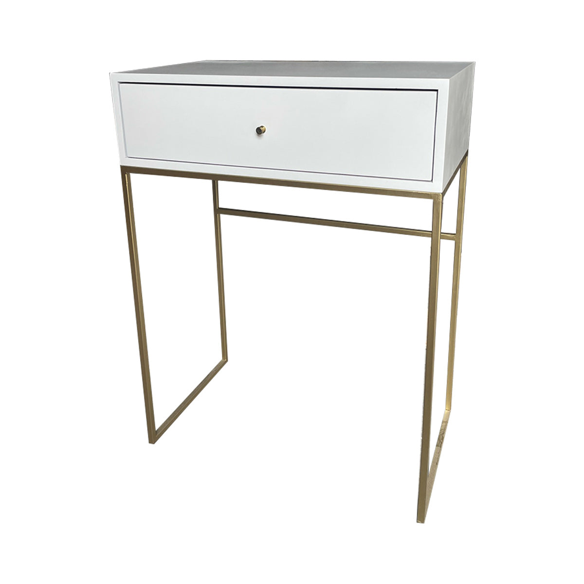 Vanity Versalles Chico en color blanco contando solo con un cajón