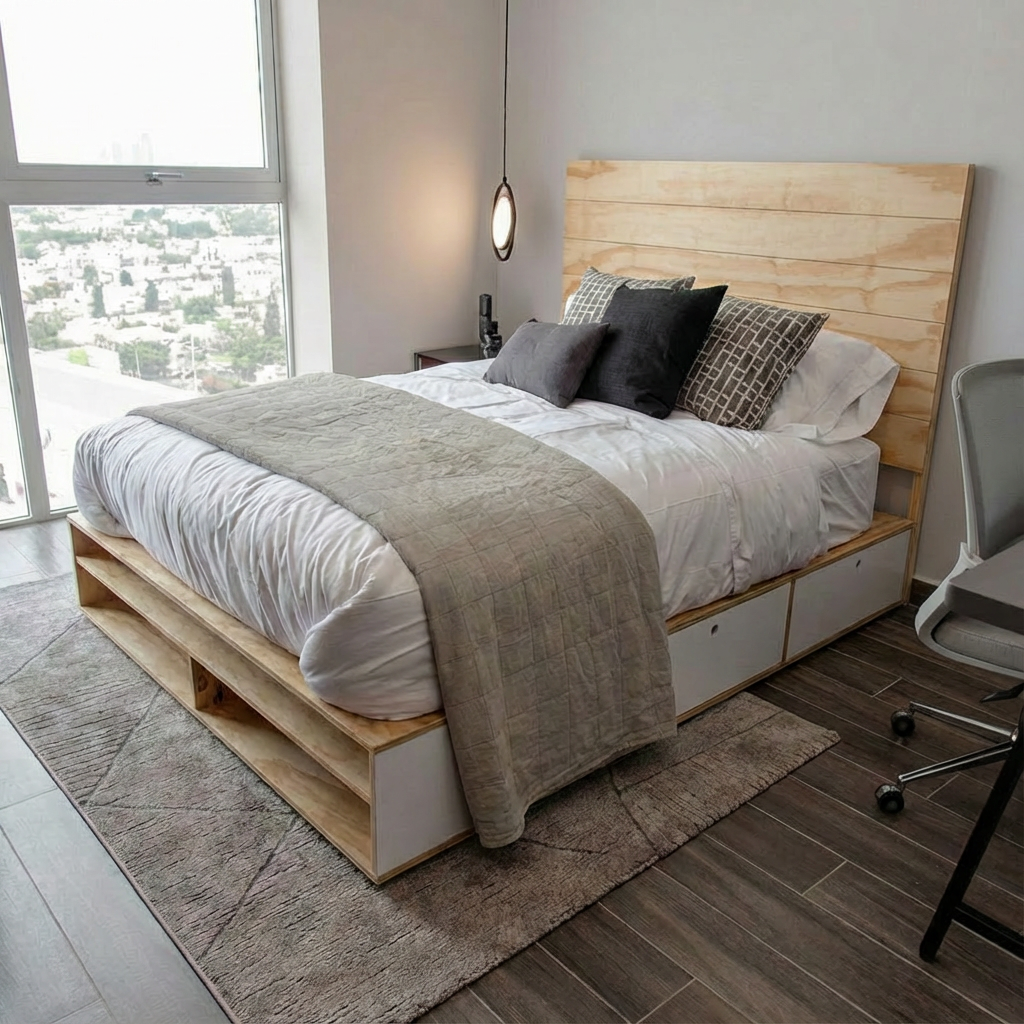 Base de cama con cajones Blois