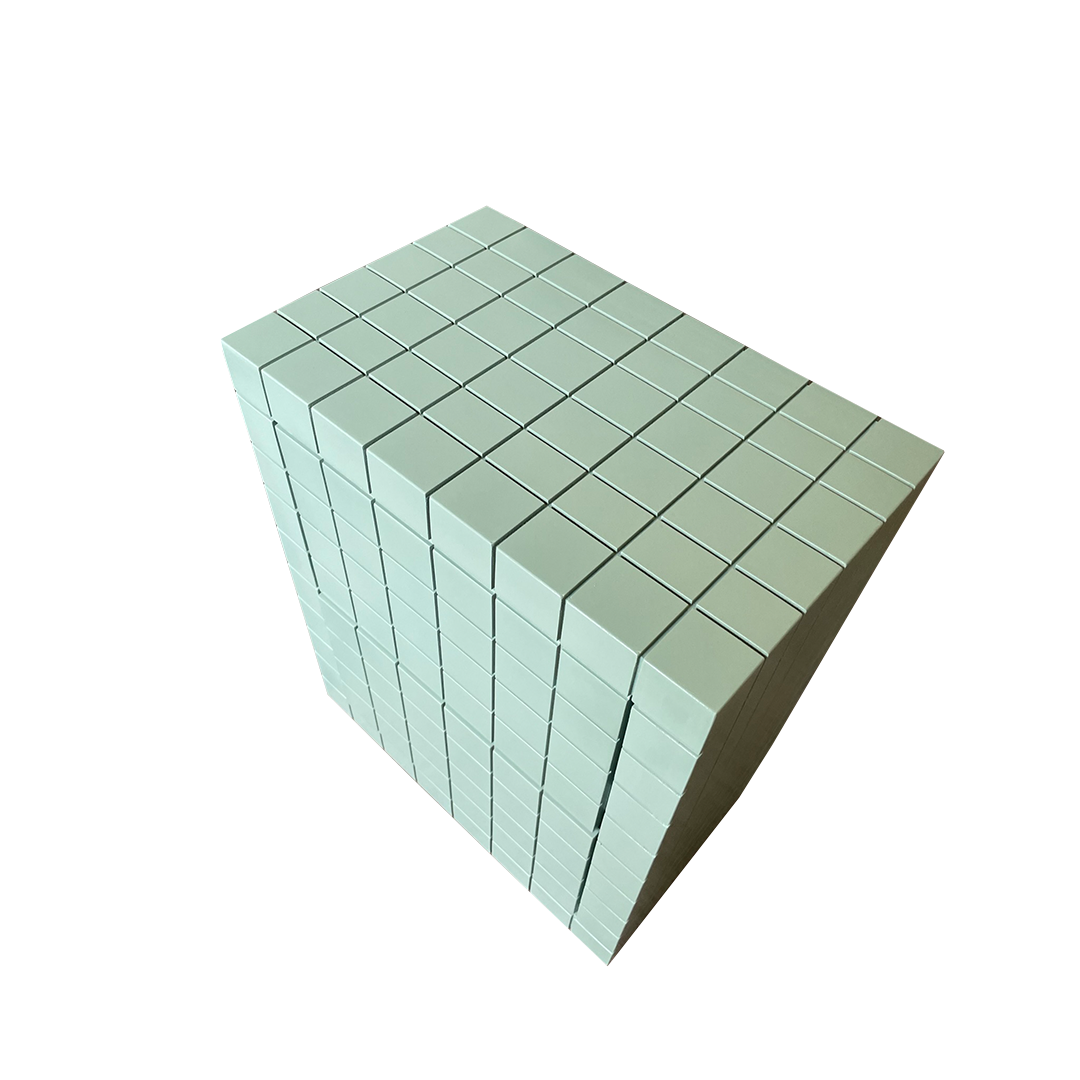 Buró para recámara vista lateral superior mostrando el acabado del mueble.