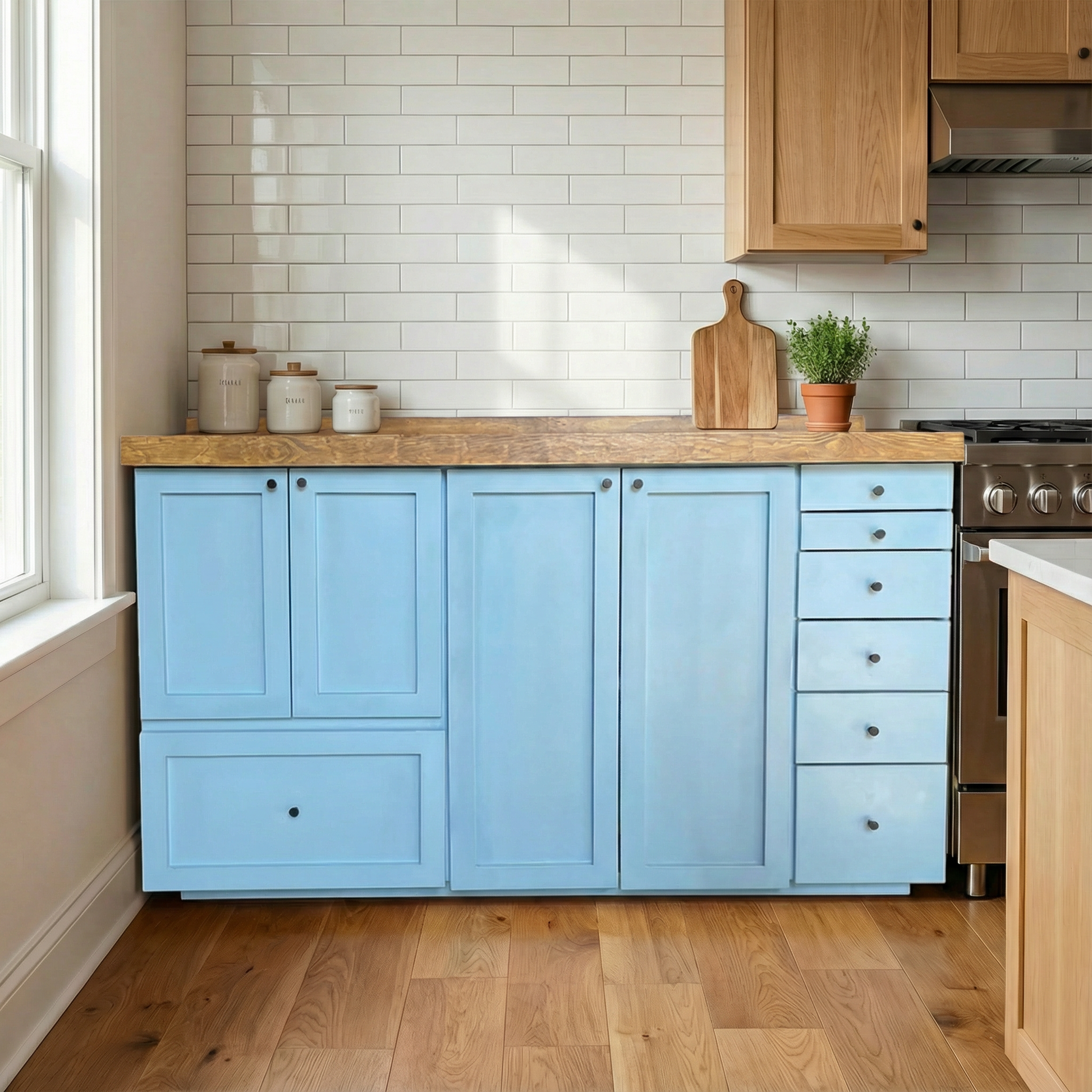 Cocina Santa Julia, dentro de una cocina, viendo su funcionamiento.