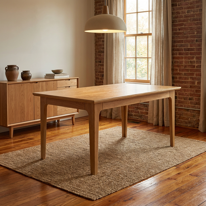 Comedor Lucerna. comedor hecho de madera, acogedor y funcional, ideal para un espacio luminoso, moderno y natural.