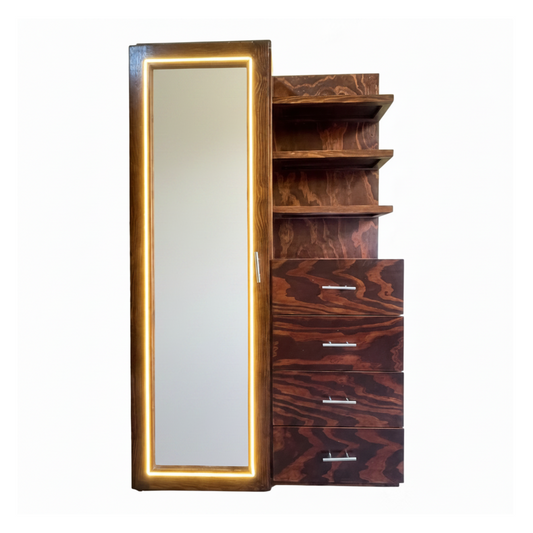 Vanity con luz led incluido en el espejo