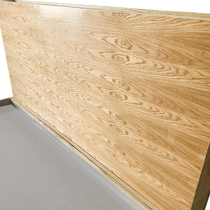 Recámara Oslo, vista a detalle y acabado de la cabecera.