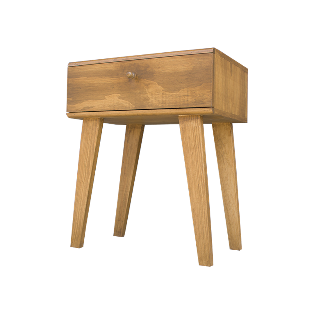 Buró de madera rústicos, muestra de este mueble realizado por medio de olmo con un acabado pulido barnizado.