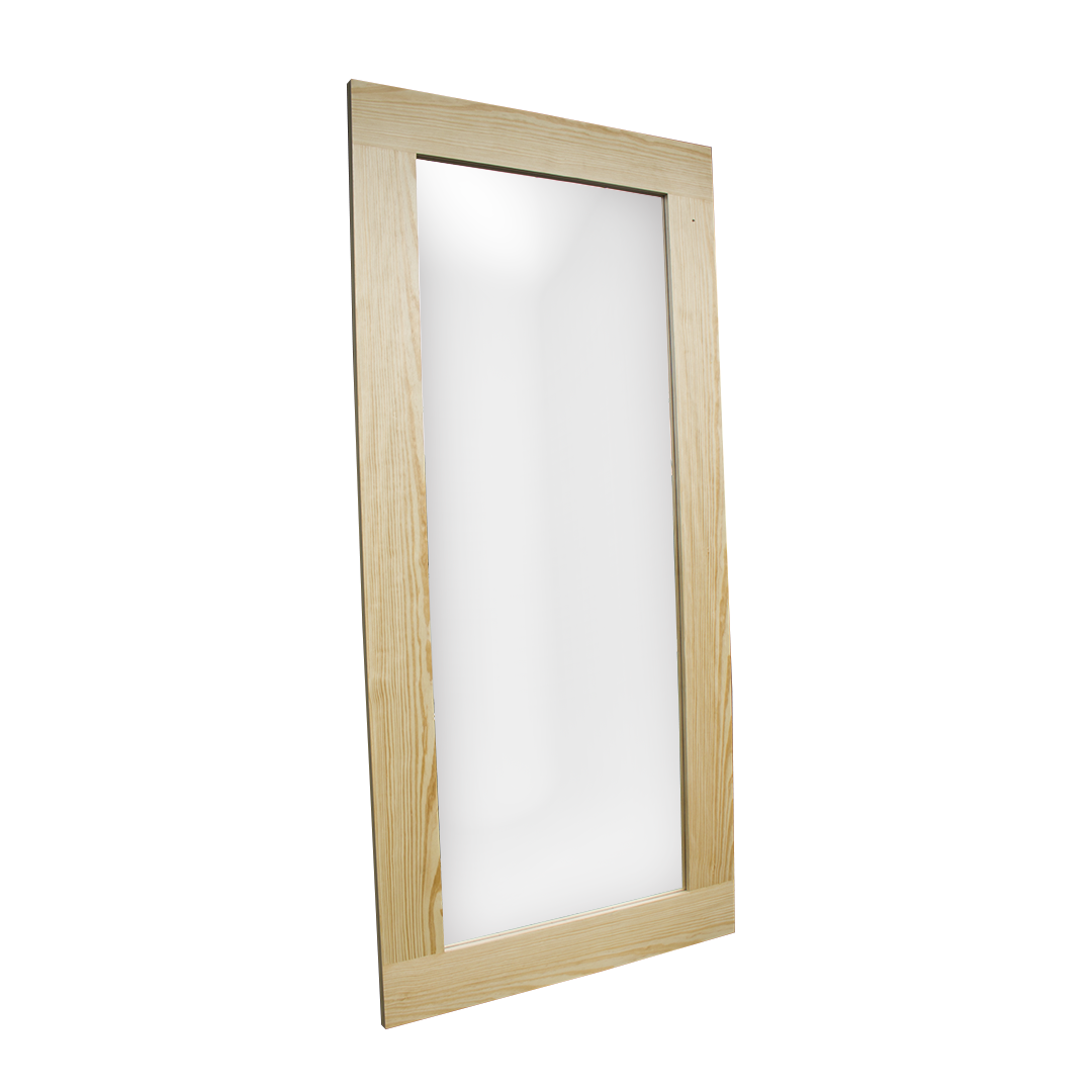 Espejo gigante Milán con marco natural