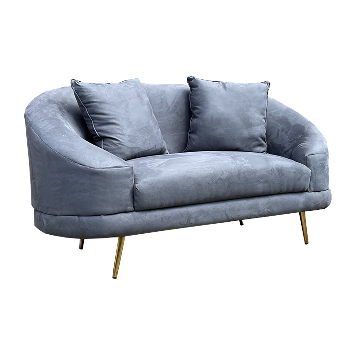 Love Seat Verona con dos cojines, con amplitud y comodidad.