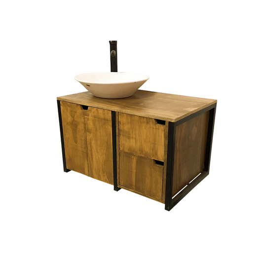 mueble de baño estilo industrial